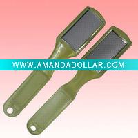 Wholesale plastic handle foot care pedicure metal file