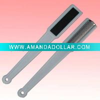 Wholesale plastic handle foot care pedicure metal file