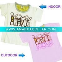 UV cotton low neck t-shirt