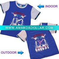 Wholesale UV color change t shirts for boys
