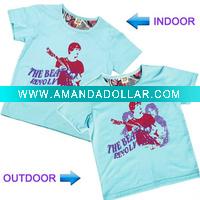 UV color change cotton on t-shirt