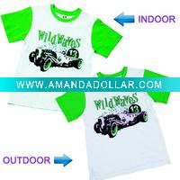UV cotton mercerized cotton t-shirt