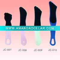 foot shaped plastic handle pedicure file