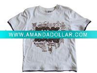 Wholesale 100% cotton children T-shirts