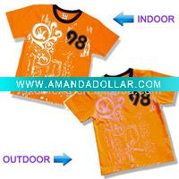 UV color change superman t-shirt