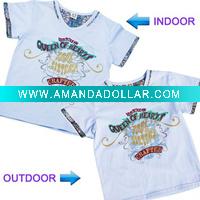 Wholesale UV color change cotton t.shirt