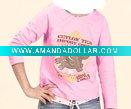 Wholesale kids long sleeve t-shirt for girl