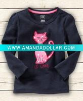 Wholesale Hot Sell girls' t-shirt