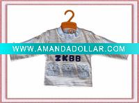 Wholesale kids double fabric cotton thermal underwear