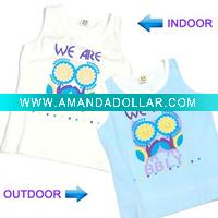 Wholesale UV ctton girl fancy suits