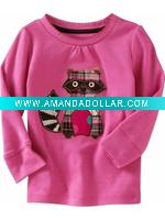 Wholesale Pink girl's T-shirts
