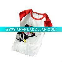 Wholesale 2011 fashion boy's printed cotton t-shirt