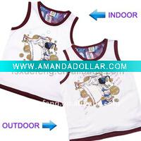 Wholesale UV color change boys vests