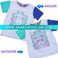 Wholesale UV cotton boys printed t shirt