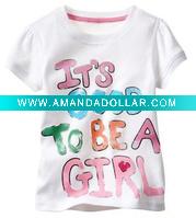 Wholesale 2011 Hot Sell girls' t-shirt