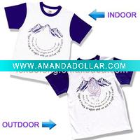 Wholesale UV color changing boy t shirt cotton