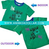 Wholesale UV cotton fashion t-shirt boys