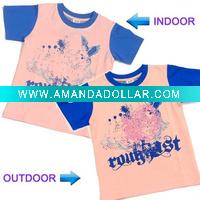 Wholesale UV color change fashion t-shirts for boys