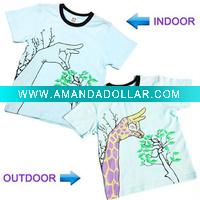 Wholesale UV color change children cloth