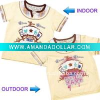 Wholesale UV color change kids t-shirt cotton