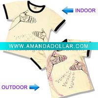 Wholesale UV color change kids summer clothing