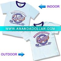 Wholesale UV color change kids summer dress
