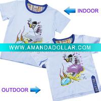 Wholesale UV color change little boy t-shirts