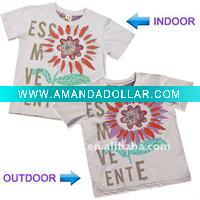 UV color change boy t-shirt printing