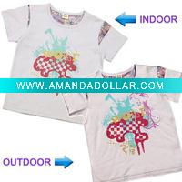 Wholesale UV color change printed boys t-shirts