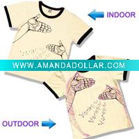 Wholesale UV color change clothes for boys