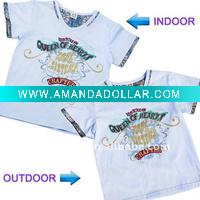 Wholesale UV color change fashion boy t-shirt