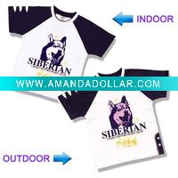 Wholesale UV cotton color change tshirts kids