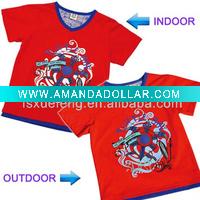 Wholesale UV color change kids blouse