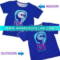 Wholesale UV color change sun wear t-shirt