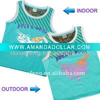 Wholesale UV color change cotton on kid vest