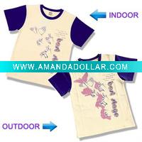 Wholesale UV color change boys kids t shirts design