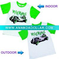 Wholesale UV color change cotton kids wear
