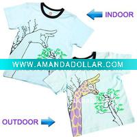 Wholesale UV color change children garment design