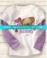 2011 New design girls' t-shirt