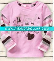 Wholesale Hot Sell girls' t-shirt