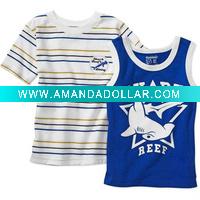 high quality cotton striped tank
