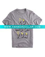 printed cotton boys summer t-shirt