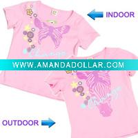 Wholesale UV ctton fashion girl clothes