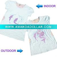 Wholesale UV color change girls dress