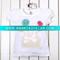 Wholesale 100% cotton t shirts for kids