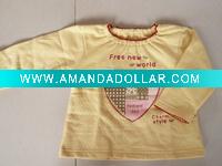 Wholesale Massive stock Children t-shirt cotton child wear cottonvelvet
