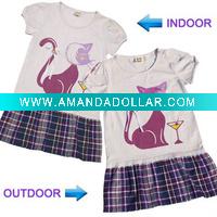 Wholesale UV color change girls wear