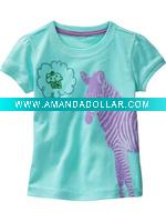 Wholesale Girl short-sleeve T-shirt