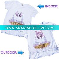 Wholesale UV color change girl clothes