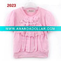 Wholesale summer girls t shirt